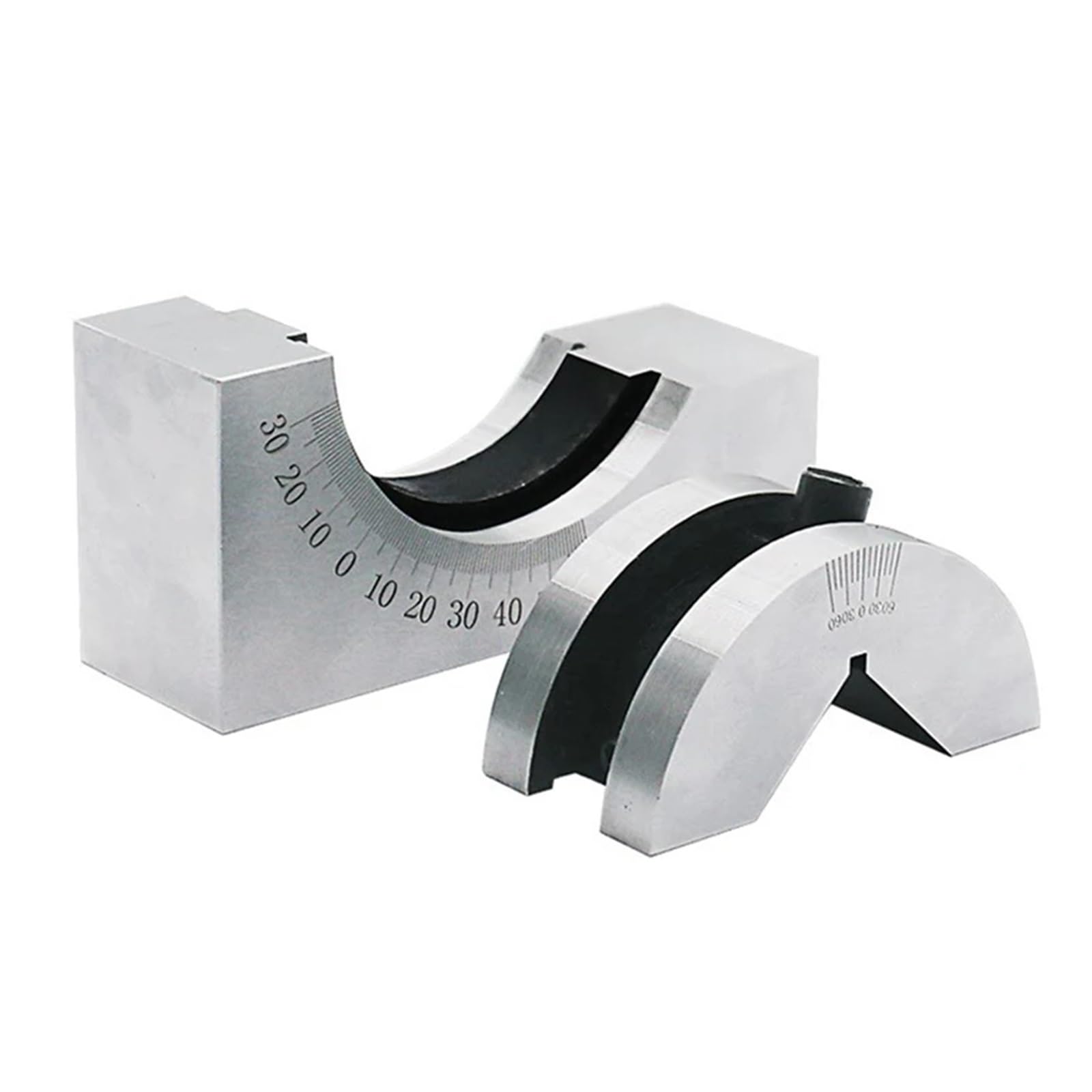 Mthckxjbsuz 46 Gauge Block, Precisin Gauge Adjustable Angle V Blck Milling Setup 0 T 60 Degree Angle Plate Angle Blck Gauge(46)