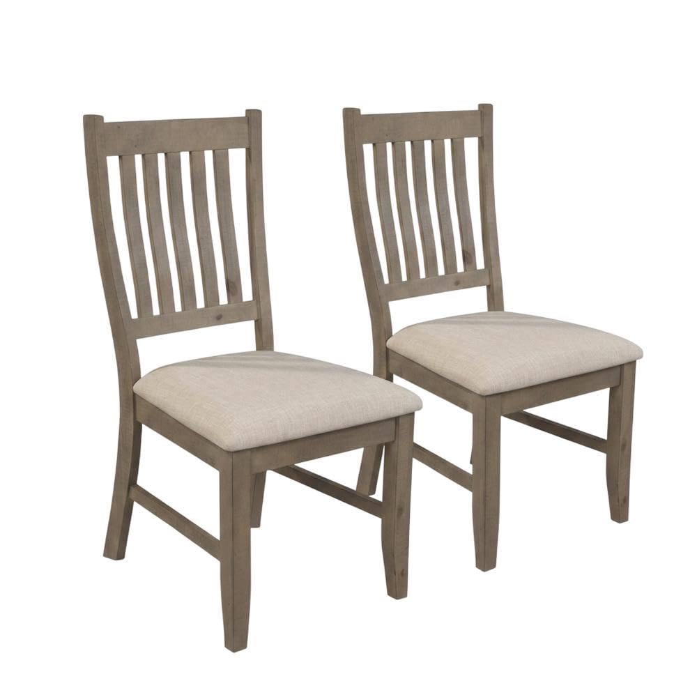 Solid Pine Side Chairs Set of by Starlight Canyon Home – Solid Pine, Brown, Pack of 2