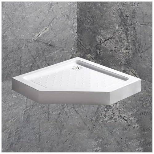 Base de douche en acrylique rectangulaire antidérapante kit de drain central douche