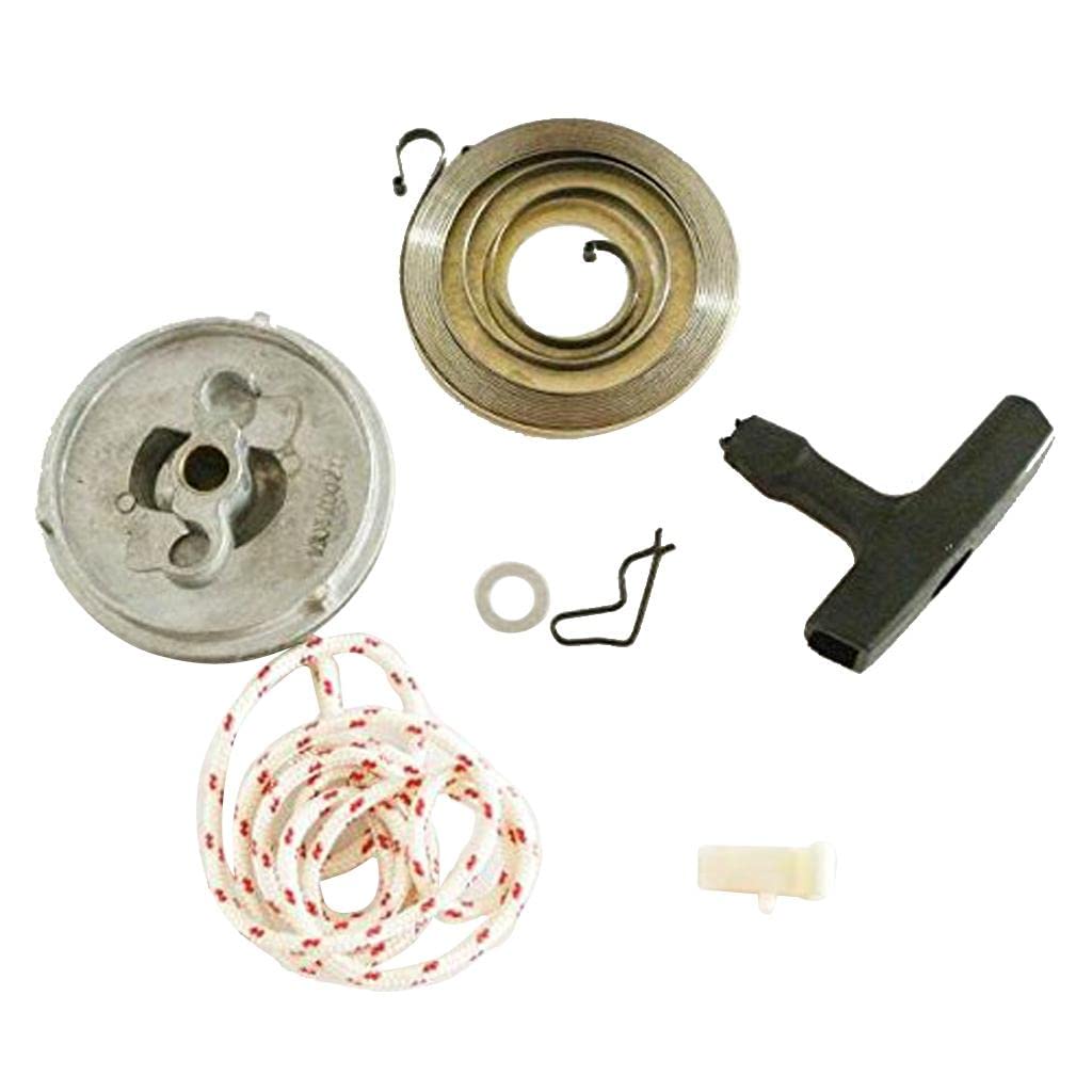 ATORSE® Recoil Starter Grip Pawl Spring Pulley Rope Rotor Kit Fit Stihl 038 Ms380 Ms381-image-8