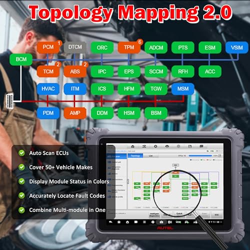 Autel Ultra EV Scanner, High Voltage Battery Pack Analysis, Diagnostic Scanner, with EVDiag Kit MaxiFlash VCMI, Bi Directional Control, ECU Coding, Programming Advanced Autel Ultra MS919 MS909 by Autel - Image 6