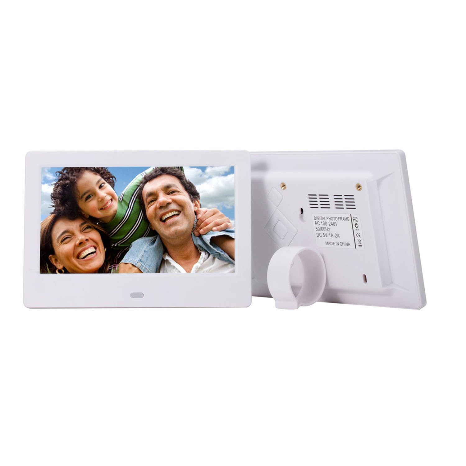 Ramka cyfrowa z ekranem HD wielofunkcyjny odtwarzacz do obrazów filmów muzyki kalendarza budzika obsługuje karty SD USB o pojemności 32 GB