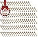 100 Pack of Mini 3 Inch Wood Honey Dipper Sticks, Individually Wrapped, Server for Honey Jar Dispense Drizzle Honey, Wedding Party Favors