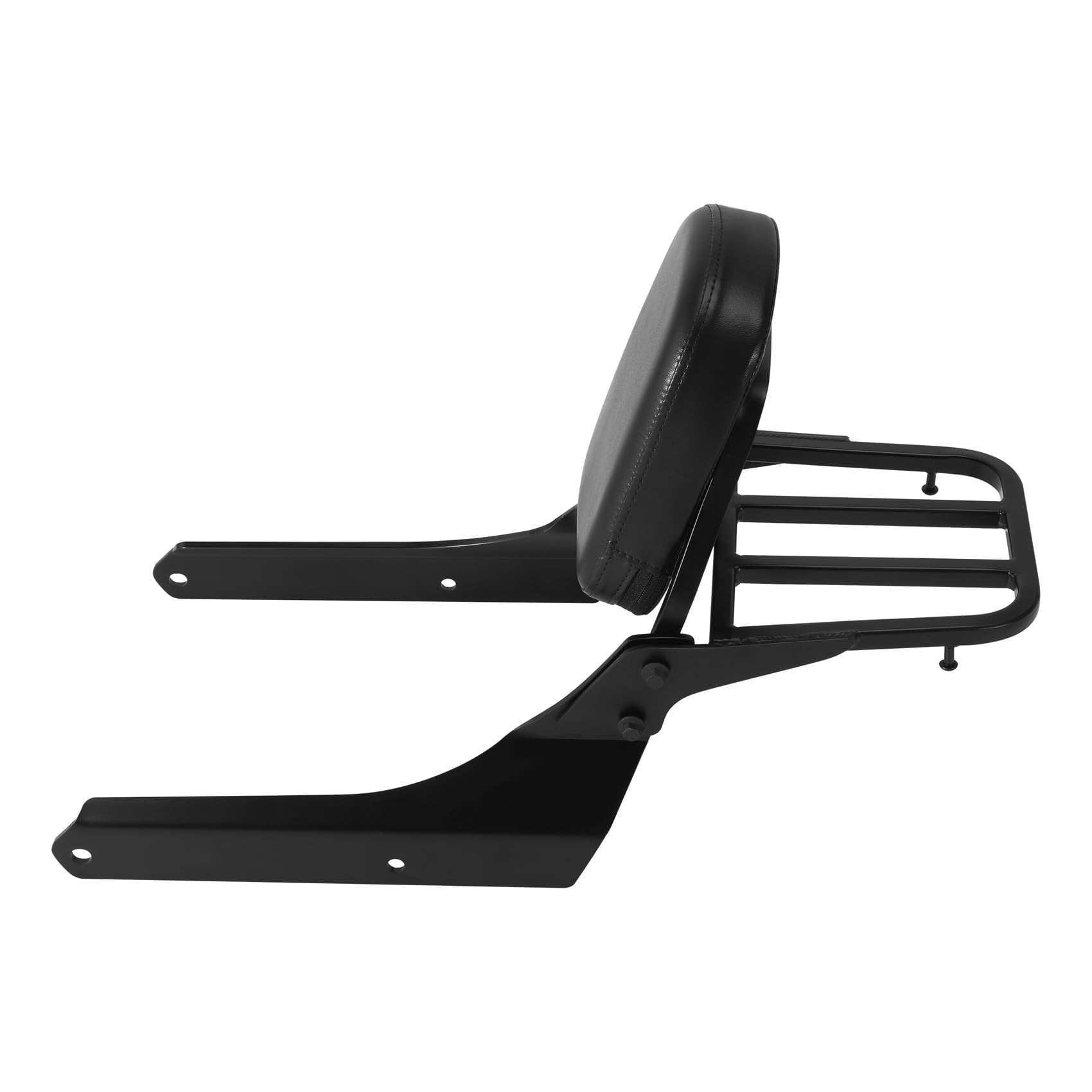 Sissybar Dossier amovible avec porte-bagages pour Honda Shadow Phantom 750 VT750C2B Spirit 750 VT750C2 38 cm