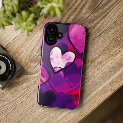 Coque cœurs pop art iPhone 16 Plus exprimez votre passion - 4