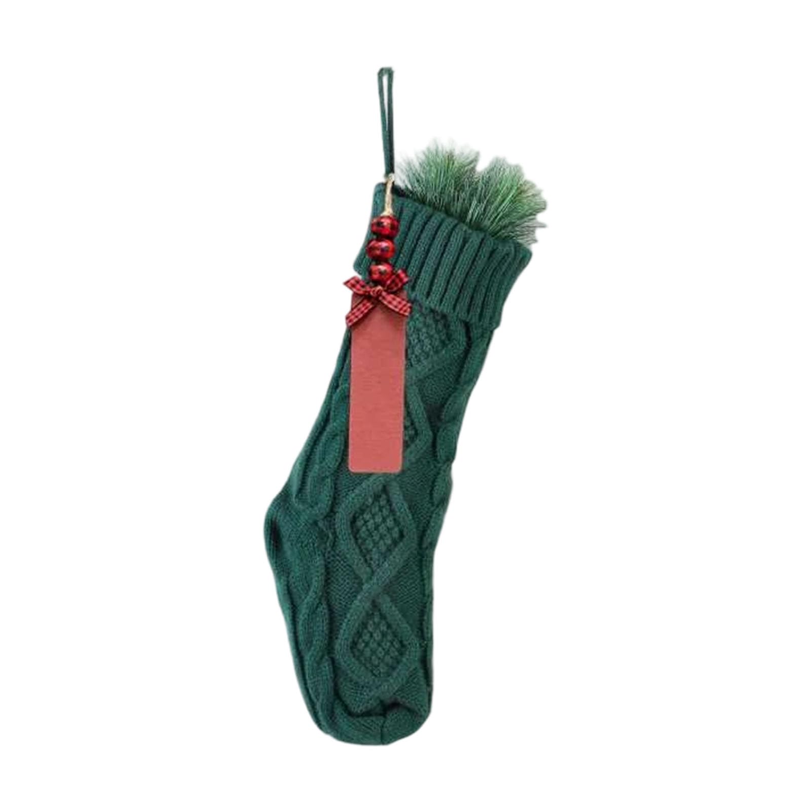 KAQNTUD Christmas Stocking for Fireplaces Tree or Window Hanging Candy Gift Bag Home Party Decoration Christmas Decoration