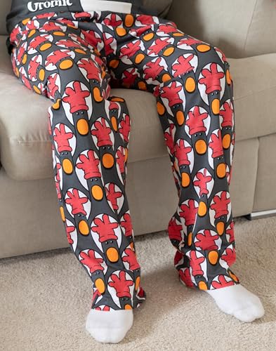 Vanilla Underground Wallace and Gromit Mens 2 Piece Pajama Set4