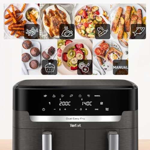 Friteuse Tefal EY942HE0 2 paniers indépendants Air Pulse Technology - vue 10