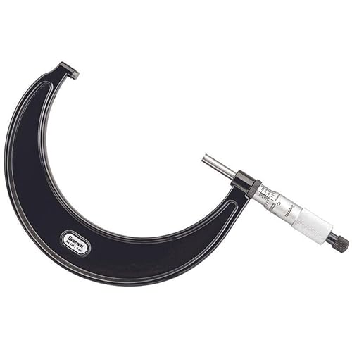 Miniatura 51 de Starrett Micrómetro exterior con husillo de una pieza, acabado cromado satinado y diseño avanzado de manga, tema American Pride, rango de 2-3