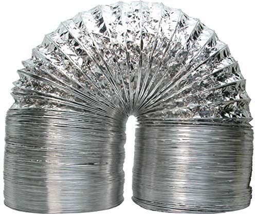Active Air ACDC825 ACDF12 25-Feet Non-Insulated, 8-Inch Air Duct, Silver