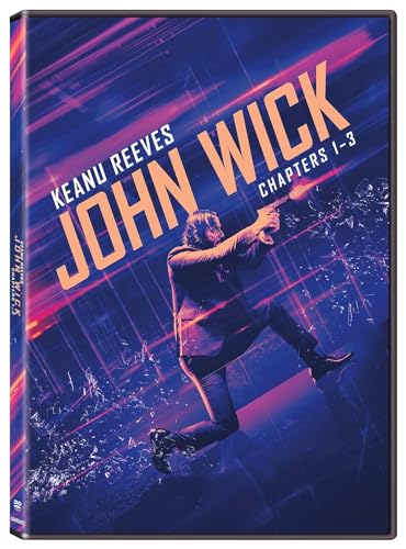 Image of John Wick 1-4 Movie Collection - Chapters 1, 2, 3 and 4 DVD Set