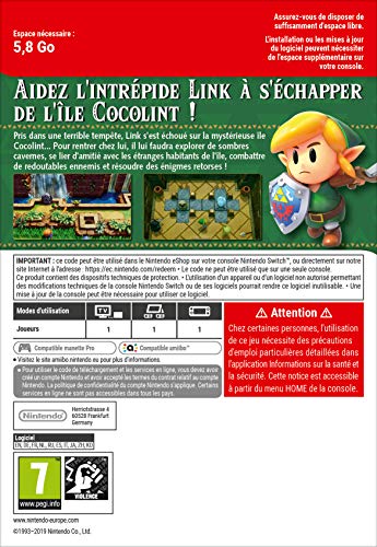 Zelda: Link’s Awakening Switch code jeu digital Nintendo console portable