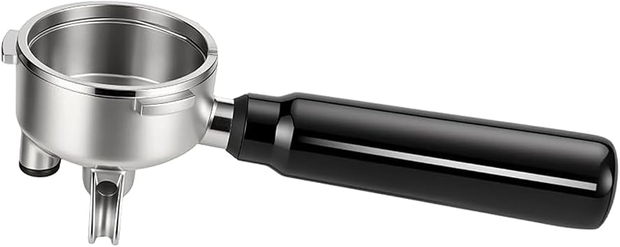 CASABREWS 58mm Stainless Steel Portafilter with Double Spouts, 3 Ears Coffee Filter Holder, Fits Ultra Series5700 Series and Neutron Pro Espresso Machines
