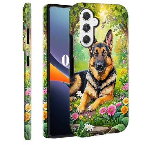 Coque Galaxy A17 5G double couche antichoc PC et TPU souple design Jardin de berger 6.7 pouces