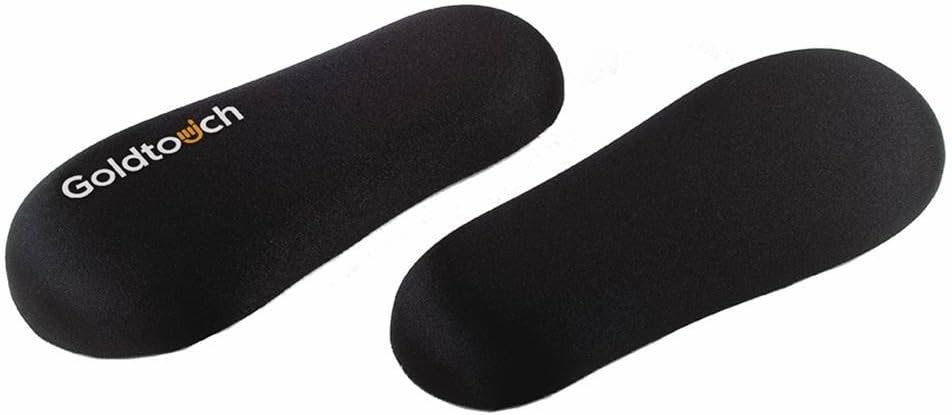 Goldtouch GT7-0017 Gel-Filled Wrist Rests (Black)