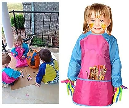 Kids Art Smocks - Waterproof & Long Sleeve Painting Aprons