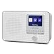 LEMEGA DR3 Tragbares DAB Plus/FM Digitalradio Batteriebetrieben,Radio Büro DAB Bluetooth, Kopfhöreranschluss,Favoritenspeicher,Doppelalarm Radiowecker,TFT Display,klein,3 Watt RMS - Grau
