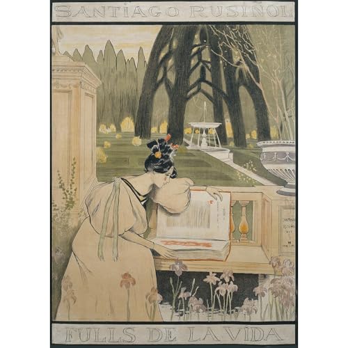 Toile Santiago Rusinol Fulls de la vida pour sublimer votre salon