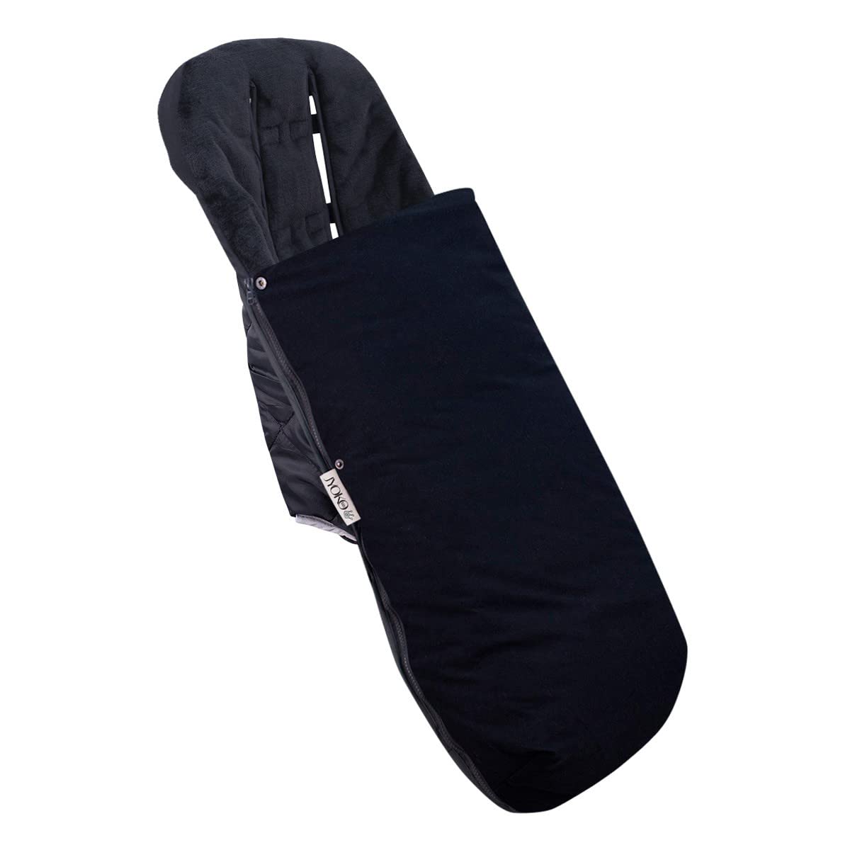 JYOKO KIDS Sacco per Passeggino Gemellare Babyzen YoYo, compatibile con Bugaboo Donkey (BLACK SERIES, PILE)