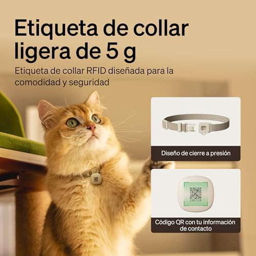 PETLIBRO RFID Comedero Gato Automático Negro con App WiFi, Alimentador Inteligente Antirrobo para Varios Gatos, Control de Dieta y Reconocimiento Individual, Petlibro Automatic Cat Feeder - imagen 7