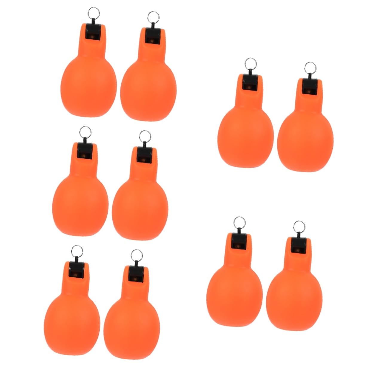 VANZACK Sifflet Extérieur Sifflet pour L'extérieur Sifflet De Survie en Plein Air Sifflet De Chasse Petit Sifflet Multi-Usage Sifflet d'urgence Sifflet De Randonnée PVC Rouge