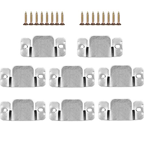 Mudder Universal Sectional Sofa Interlocking Furniture Connector with Screws, 8 Pack