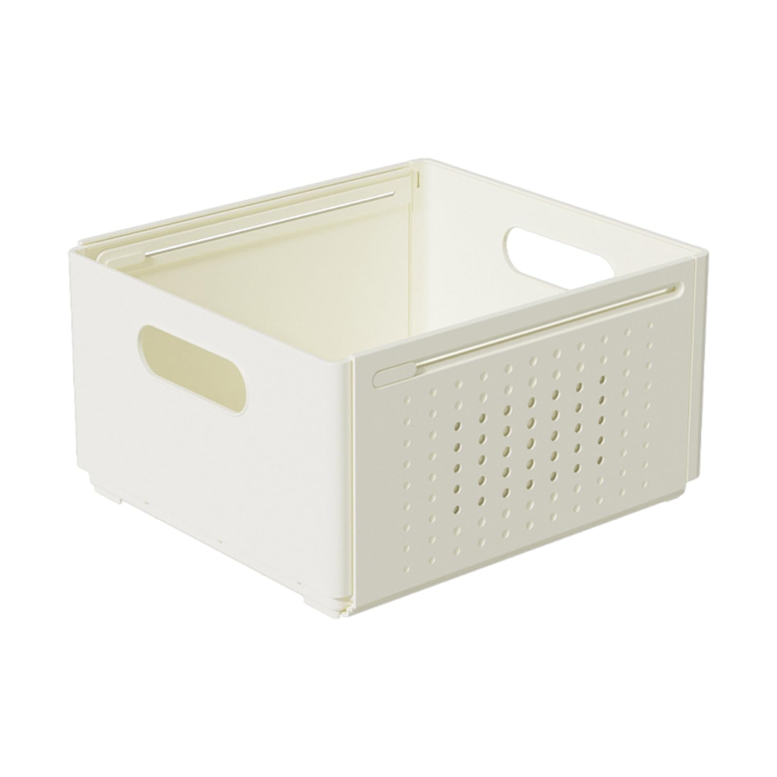 Elnwnnkc Sturdy PP Retractable Drawer Box for Efficient Home Kitchen Storage Adjustable Drawer Organizers Foldable Organizers Box
