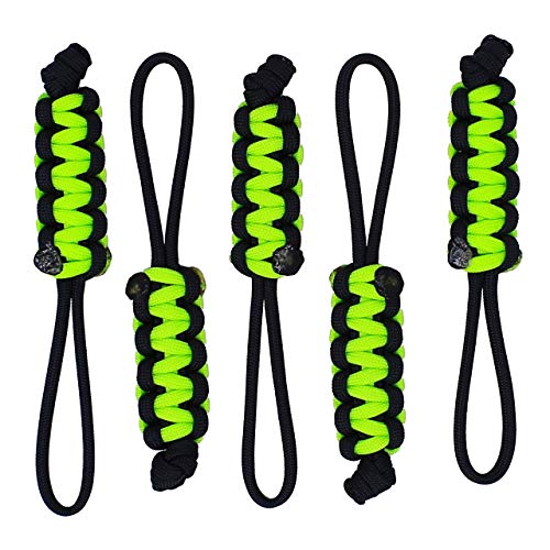 Bubbasgaragetv - Paracord Grab Handles For Jeep Wrangler/Gladiator Cj Yj Tj Jk Jl Jt (Lime Green) #TOP5