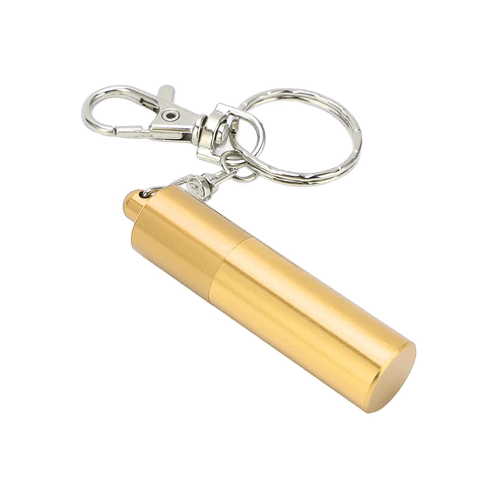 SPYMINNPOO Billiard Cue Tip Stick Shaper, Billiard Snooker Pool Cue Tip Shaper Pricking Pin Grinding Repair Tool with Keychain Billiard and Pool Accessories (Gold) Competitive Sports