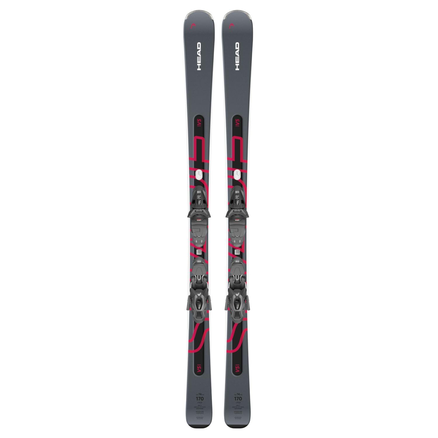 HEAD - Ski Shape E.v5 SW + Bindings Pr 11 Gw Men - Size 149 - Grey