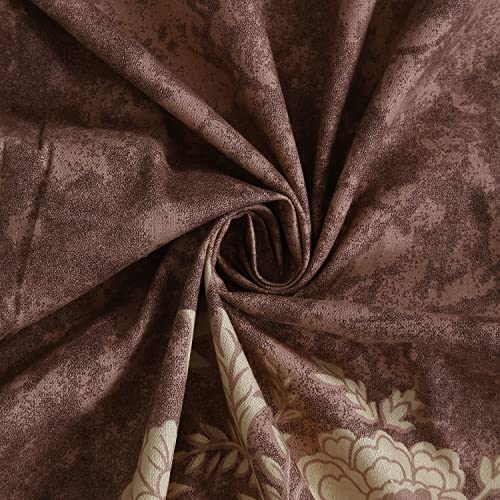 Image of Swayam Double Size AC Comforter | 254 cm X 228 cm | Brown, 150 GSM | Comes with Health Layer : Prevents oozing Out of Fibre