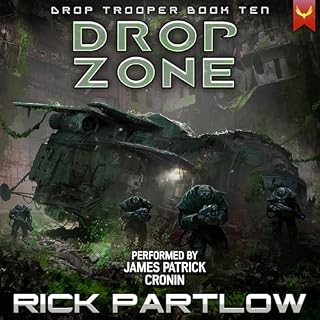 Drop Zone Audiolibro Por Rick Partlow arte de portada