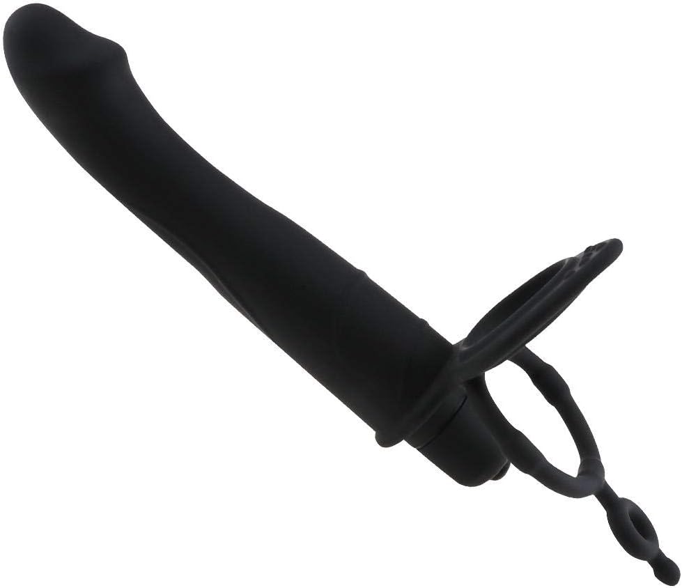 Juguetes sexuales pareja-Vibrador de doble penetración pene ...