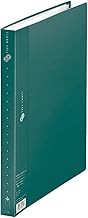 Plus 88-433 Super Economy Clear File A4 Vertical 40 Pockets Green