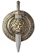 California Costumes Men's Gladiator Combat Shield & Sword 12" Costume Accessory