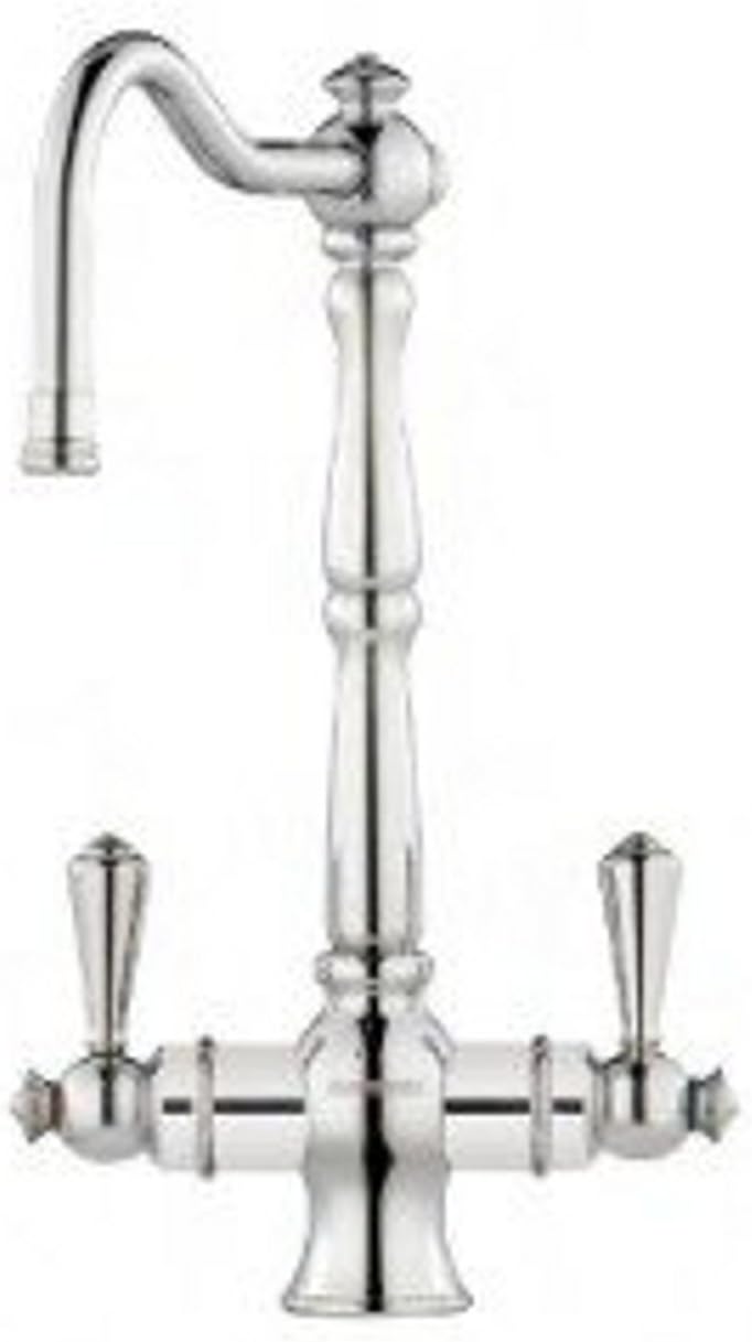 Everpure EV900630 Exubera Victorian Faucet, Polished Stainless Steel