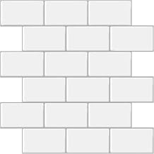 Peel and Stick Backsplash for Kitchen, White