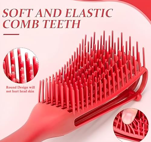 Image of Hector Professional Detangling Brush For Black Natural Hair, Detangler Brush For Curly Hair | Faster N Easier Detangle Wet Or Dry Hair With No Pain