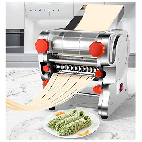 HYLH Nudelmaschine, elektrische Nudelpresse Kommerzielle Edelstahl-Teigschneider Knödel Rollennudelaufhänger… – Bild 3