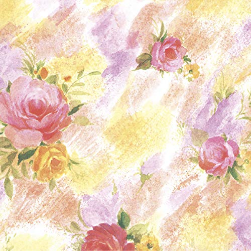 タカ印 ラッピングペーパー 49-7518 パステルローズ 半才判 10枚巻ロール