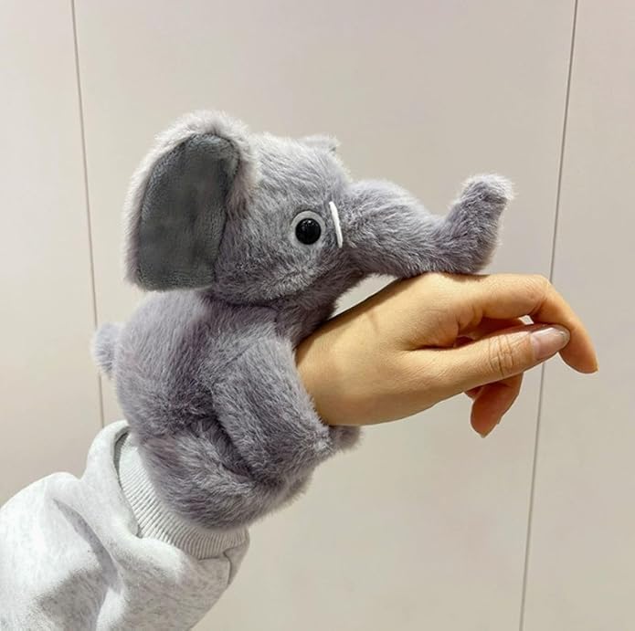 Image of Kids Soft Animal Stuffed Toy Slap Bands Wristbands | Cute Plush Wearable Toy Bracelet for Girls and Boys | Birthday Party Favors, Return Gifts, Stocking Stuffers