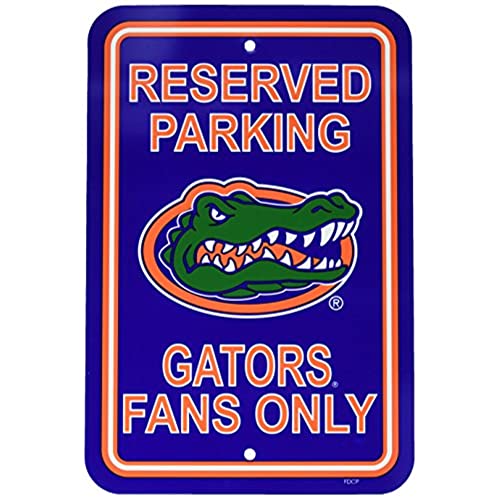 Fremont Die NCAA Florida Gators Team Sign, 12" x 18", Reserved Parking Sign