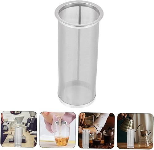 Miniatura 9 de Infusor de filtro de café de acero inoxidable, filtro de malla fina para frasco, filtro de café reutilizable, colador de té, accesorios
