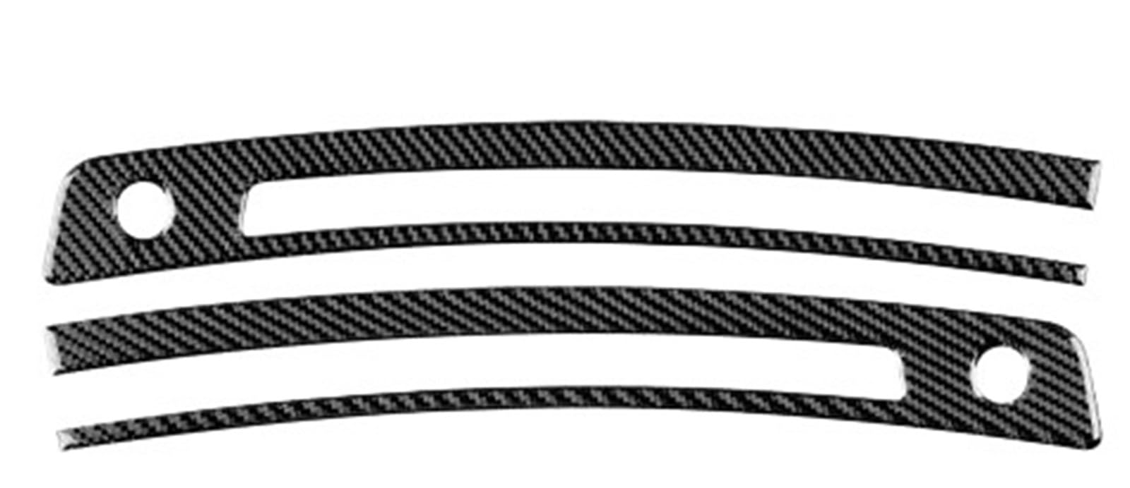 Pypfqumqgr Black Real Soft Carbon Fiber Sticker For Subaru For Brz 2021 2022 2023 2024 Center Console Defogging Outlet Trim(Black)
