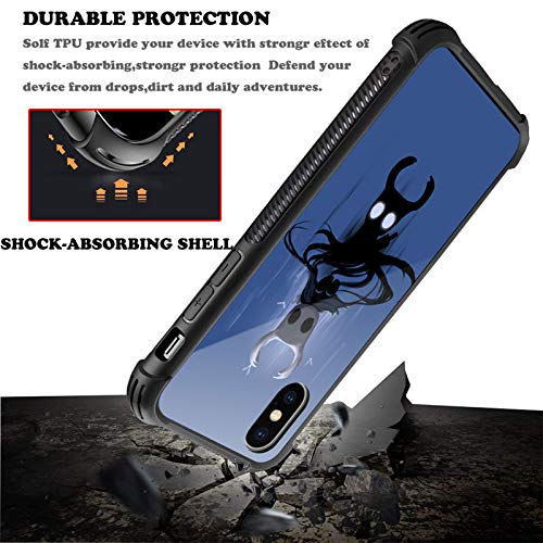 Iphone Xs Case,Holloween Knight Iphone X Cases For Girls,Anime Pattern Design Shockproof Non-Slip Case For Apple Iphone X/Xs #TOP4