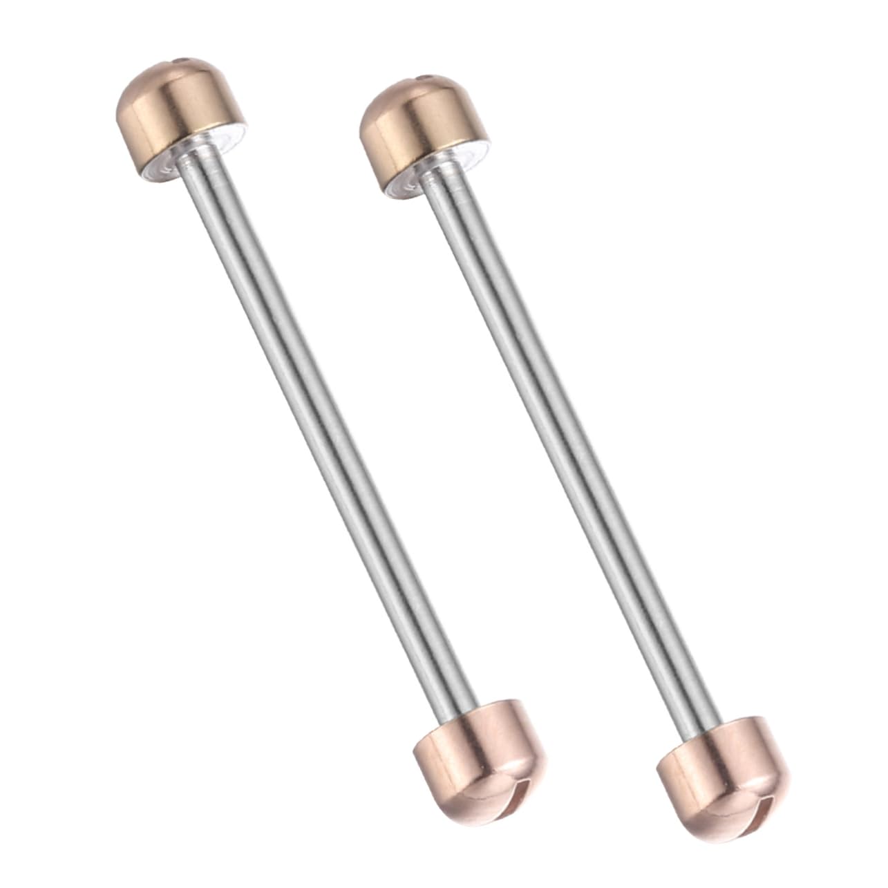 Homoyoyo Varillas de Tornillo para Reloj de 20mm, Metal, 2 Piezas | Hebilla y Cierre, Rosca Interior, Uso en Reparación por Relojeros y Joyeros
