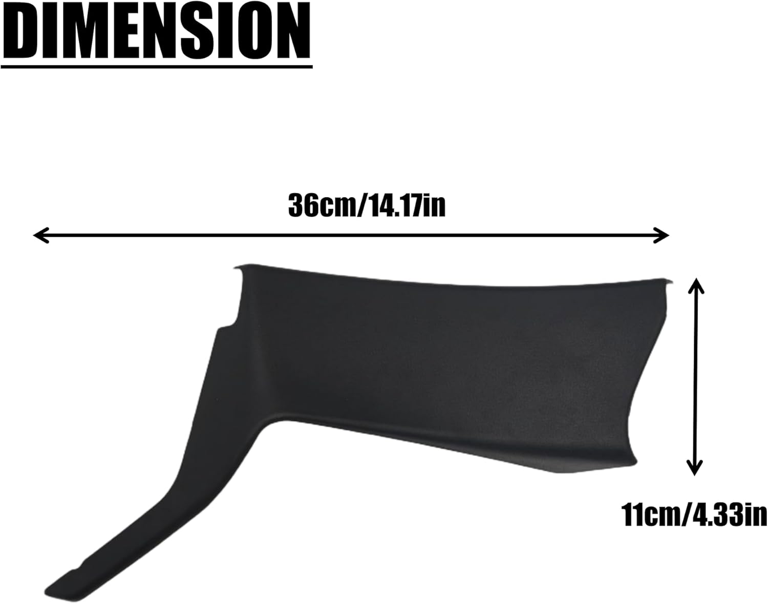 LR035821 Rear Left C Pillar Trim Lower Panel Molding Cover - Replacement for Land Rover Range Rover 2013-2020