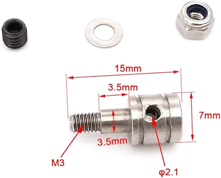 4PCS 2mm Linkage End Wire Tie Rod Stopper Rudder Servo Push Rod Adjuster for RC Boat Airplane
