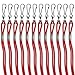 Champion Sports Heavy Duty Nylon Lanyard - Color: Red (1-Pack of 12)