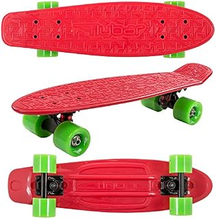 Flybar Skate 22 Inch Mini Plastic Cruiser Complete Skateboard with Strong Custom Injection